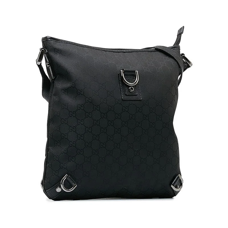 GUCCI bags with gold accents -Gucci Black GG Handbag