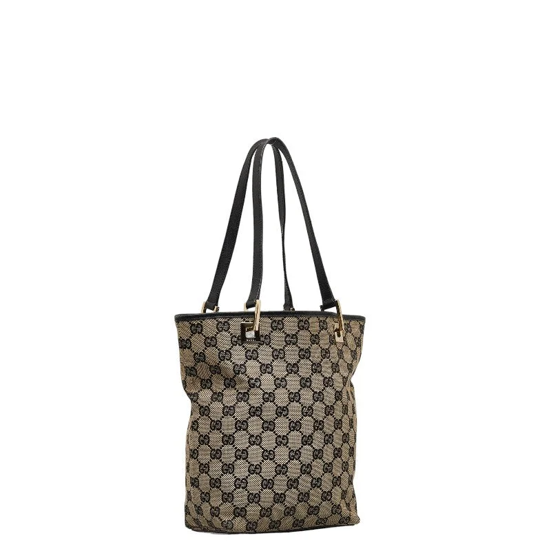 GUCCI handbags for fashion-forward women -Gucci GG canvas handbag 002 1099 beige black canvas leather ladies Gucci