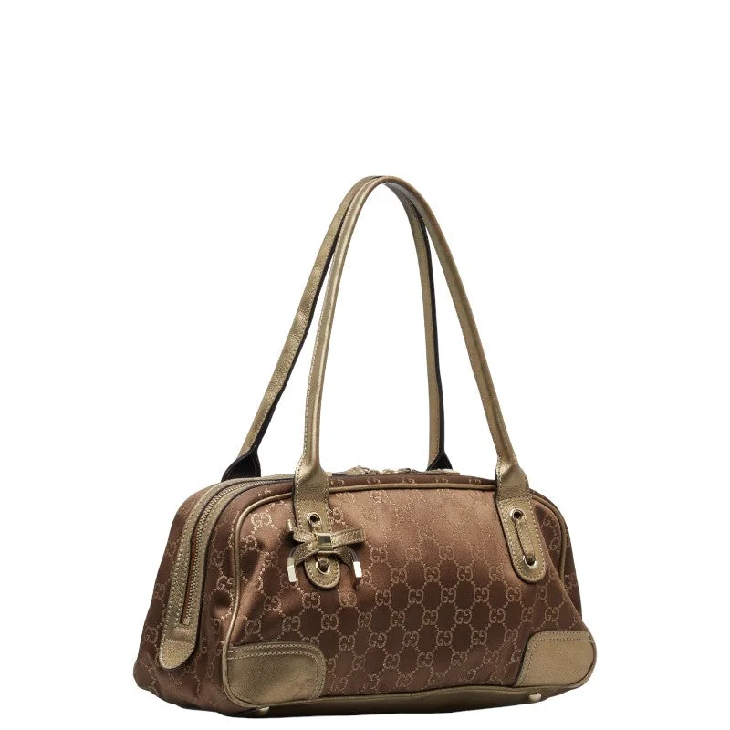 GUCCI stylish leather bags for women -Gucci GG Canvas  Handbag Shoulder Bag 161720 Brown G Canvas Leather  Gucci