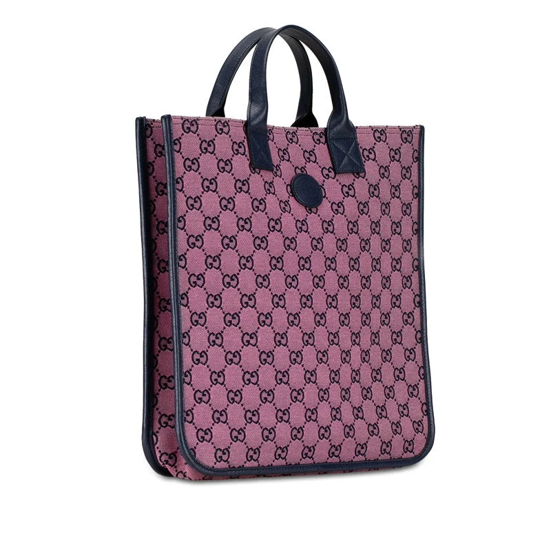 GUCCI handbags with detachable pouches -Gucci GG canvas handbag Tote bag 550763 pink naive canvas leather ladies Gucci