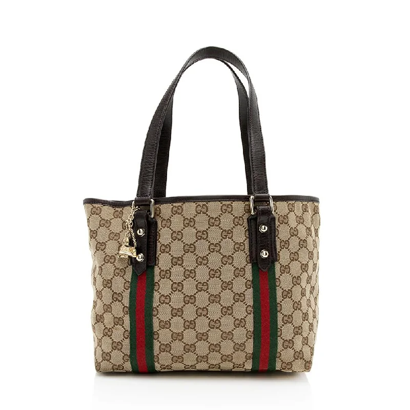 GUCCI bags with modern edge -Gucci GG Canvas Jolicoeur Medium Tote