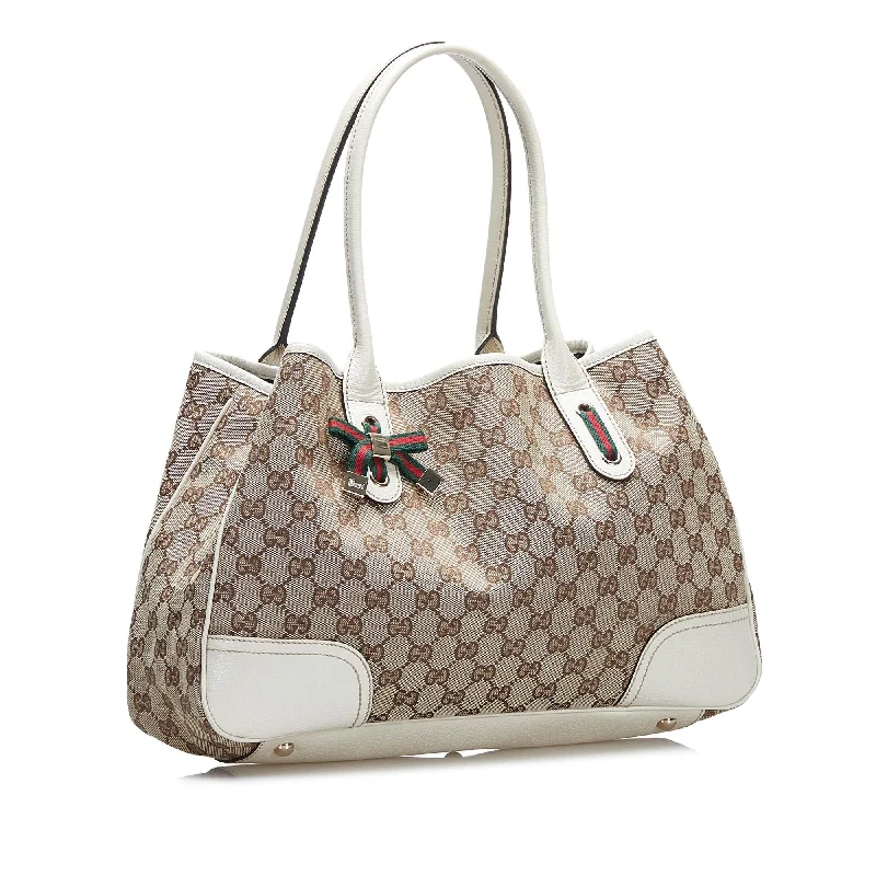 GUCCI bags with exclusive patterns -Gucci GG Canvas Princy Tote