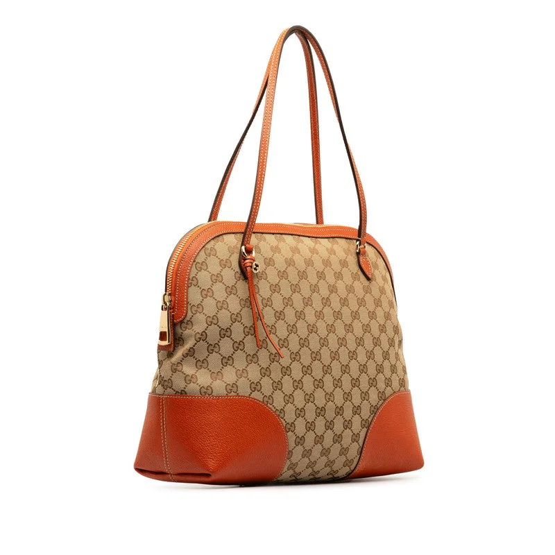 GUCCI canvas handbags for sale -Gucci GG canvas shoulder bag 323673 beige orange canvas leather ladies GUCCI