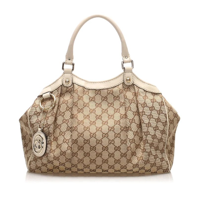 GUCCI handbags for fashion-forward women -Gucci GG Canvas Sukey Tote Bag