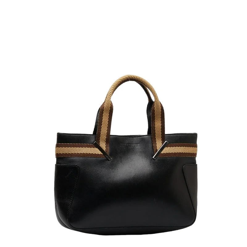 GUCCI leather bags with elegant finishes -GUCCI Gucci 000 0860 Handbags Laser Black Brown