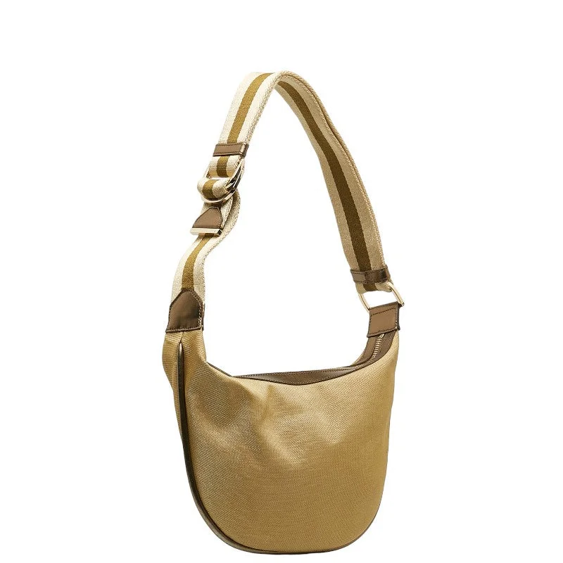 GUCCI bags with contrast stitching -GUCCI Gucci 001 4186 Shoulder Bag Canvas/ Gold  Gucci