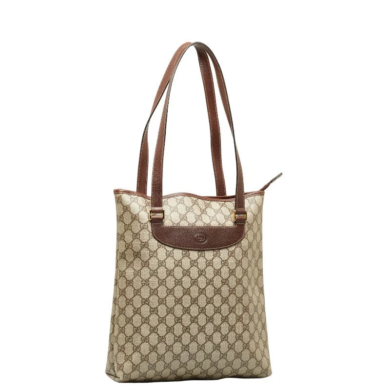 GUCCI crossbody bags for women -Gucci  Gucci GG Plus Tote Bag Beige Brown PVC Leather  Gucci