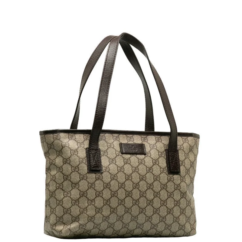 GUCCI luxury bags with statement designs -GUCCI Supreme Tote Bag in Monogram 181086