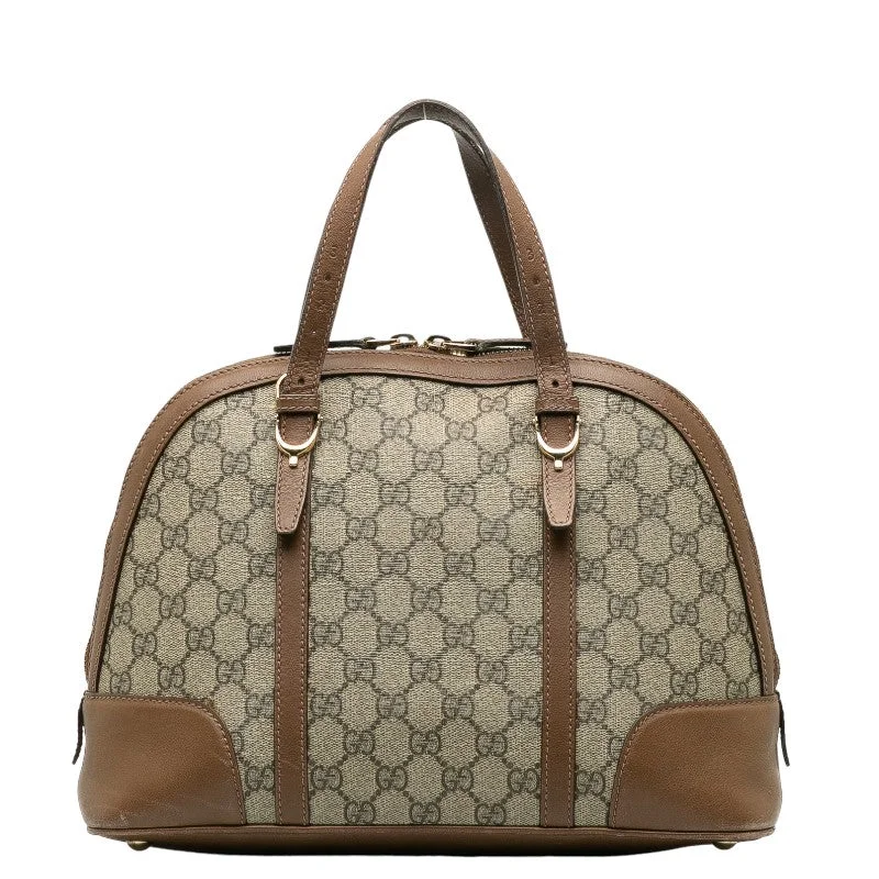 GUCCI mini handbags for women -GUCCI Supreme Handbag in Monogram 309617 Brown Beige