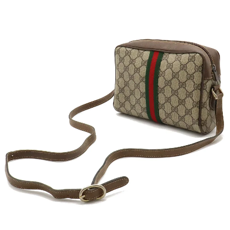 GUCCI leather satchel bags -Gucci Gucci Old Gucci GG Plus Shelley Line Shelley Bag Sloping  Carquevieja Tea Brown 68 001 3654  Zhao Bluemin/Mozaneda Vintage