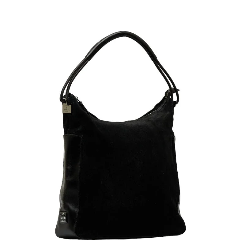 GUCCI bags with exclusive patterns -Gucci Handbag 001 3770 Black Sweater Leather  Gucci