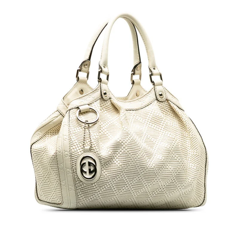 GUCCI handbags with luxurious detailing -Gucci Handbag 211944 White Leather Ladies Gucci (Gincci Paris)