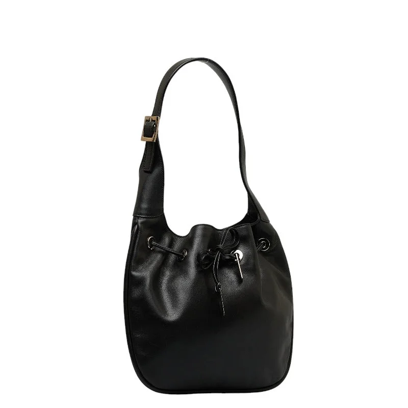 GUCCI stylish leather bags for women -Gucci Handbags 001 4034 Black Leather Ladies Gucci