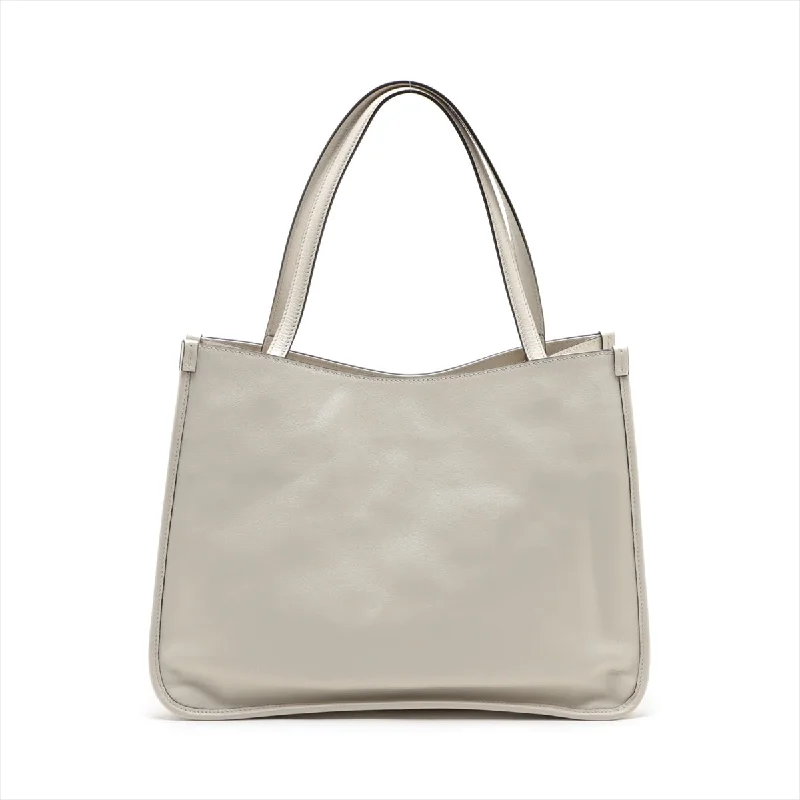 GUCCI monogram bags for women -Gucci Horse  1955 Leather Tote Bag White 623694