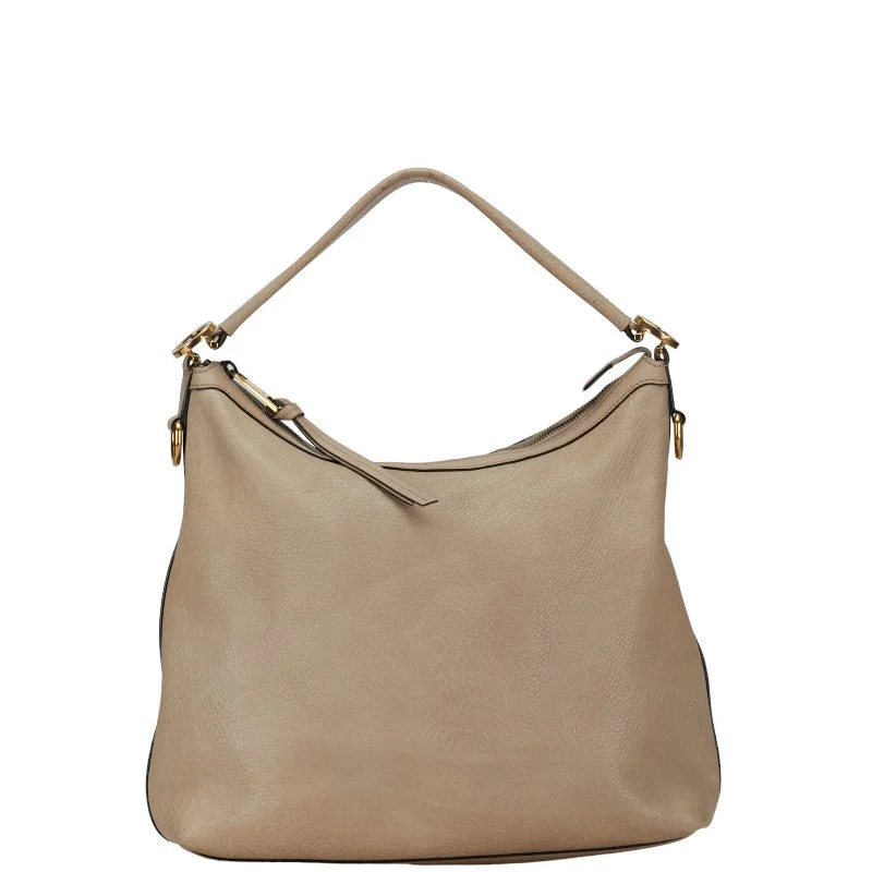 GUCCI limited edition handbags -Gucci Interlocking G Handbag Shoulder Bag 2WAY 326514 Beige Leather  Gucci