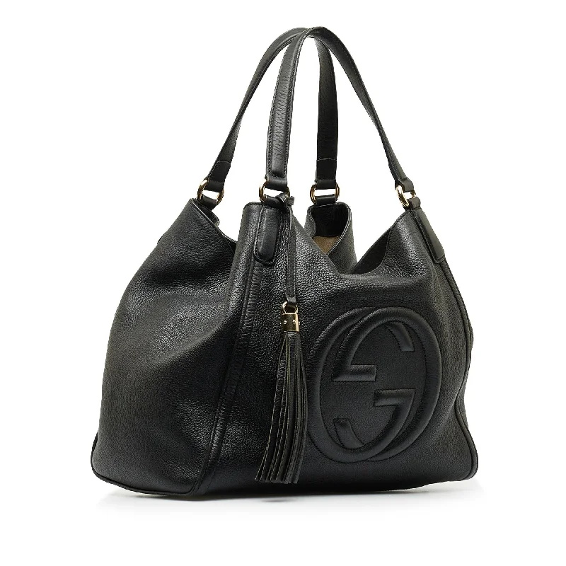 GUCCI handbags with pleated leather -Gucci Medium Soho Cellarius Tote Bag