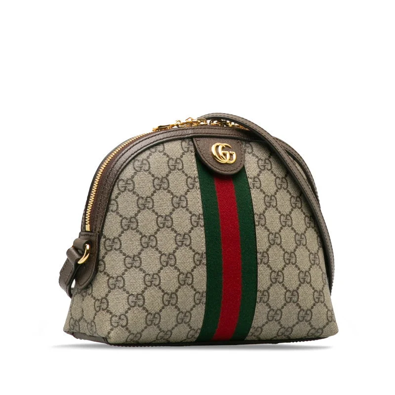 GUCCI bags with minimalist chic appeal -GUCCI Ophidia Supreme Shoulder Bag in Monogram 499621