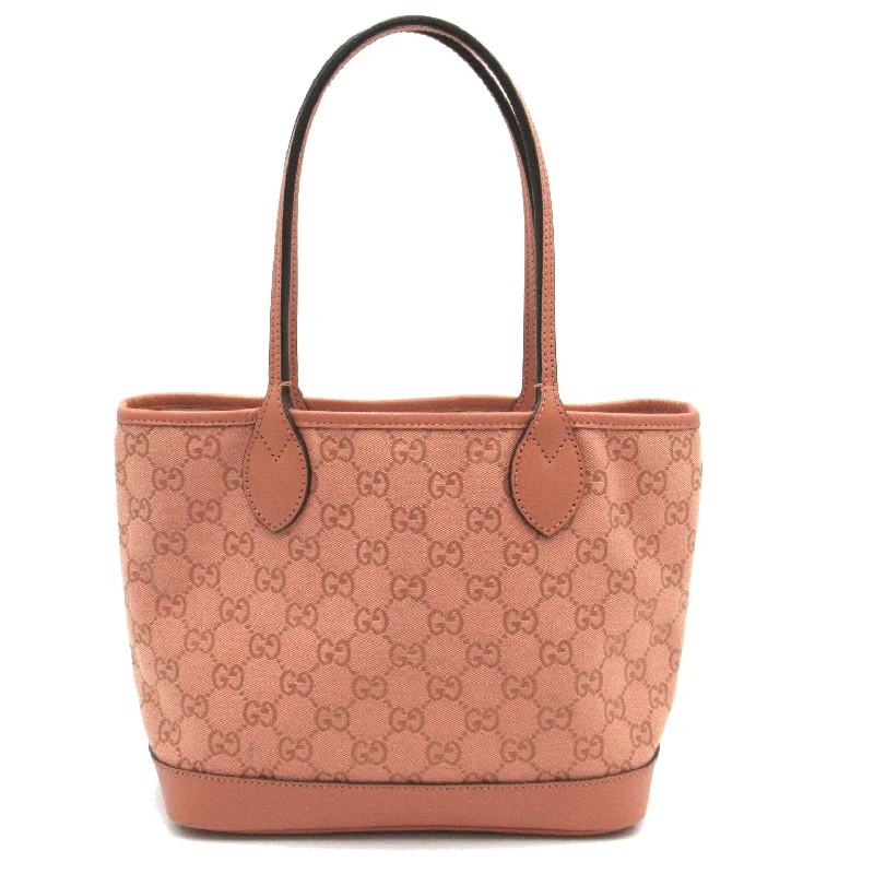 GUCCI bags with crystal embellishments -Gucci Ophidia GG Small Tote Bag GG Canvas  Pink 742102