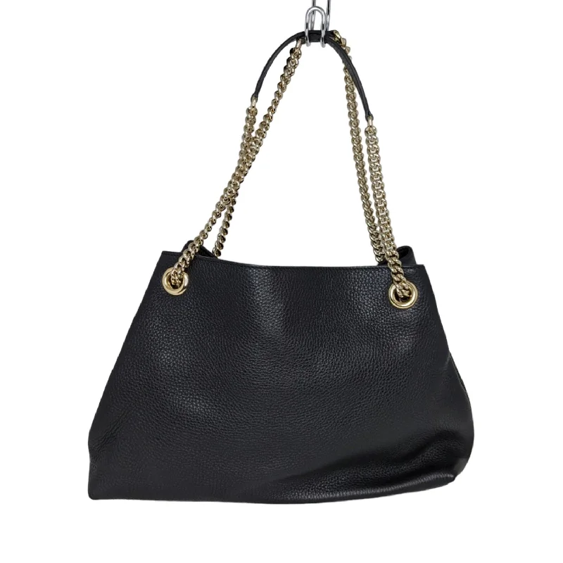 GUCCI designer bags with high-end appeal -Gucci Pebbled Calfskin Soho Chain Tote