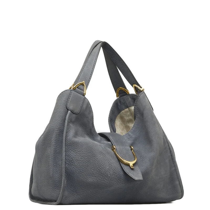 GUCCI leather bags with hand-stitched detailing -Gucci Soft Strip Gold  Handbags Shoulder Bag 296856 Blue Leather Ladies Gucci