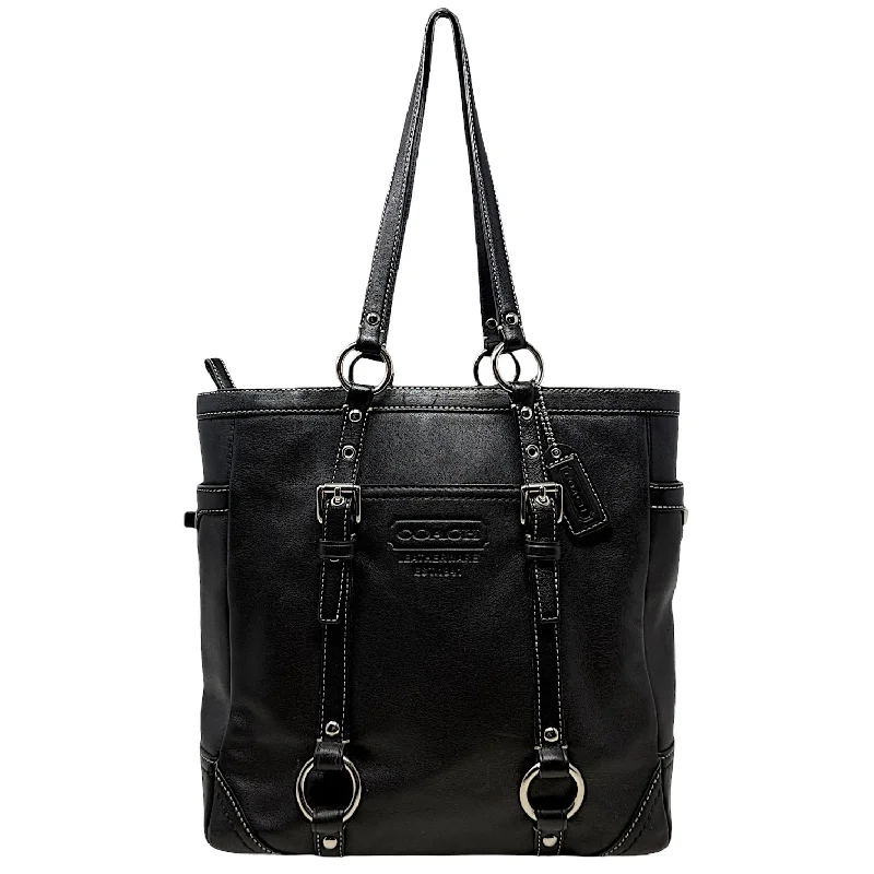 Coach handbags with structured designs -Legacy East West Gallery Tote Designer By Coach, Size: Medium