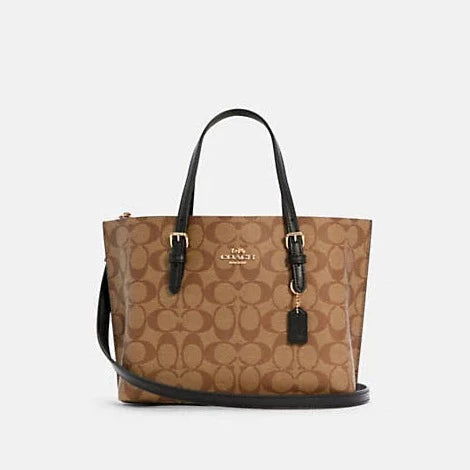 Coach bags for night out styling -Mollie Tote 25 In Signature Canvas