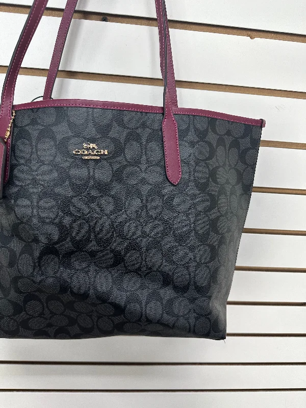 Coach bags with sleek and smooth finishes -Tote By Coach  Size: Medium