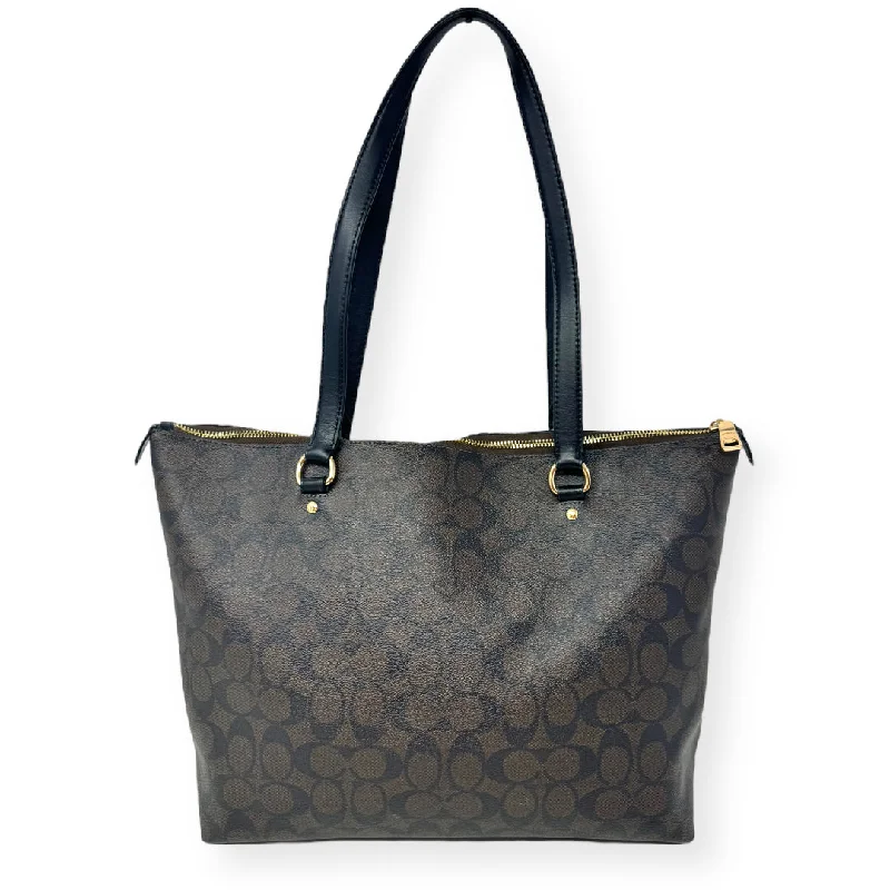 Coach handbags with signature designs -Tote Designer By Coach  Size: Large