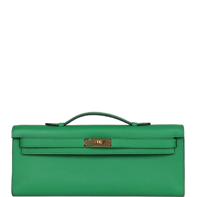 Hermes bags for luxury connoisseurs -Hermes Kelly Cut Bambou Swift Gold Hardware