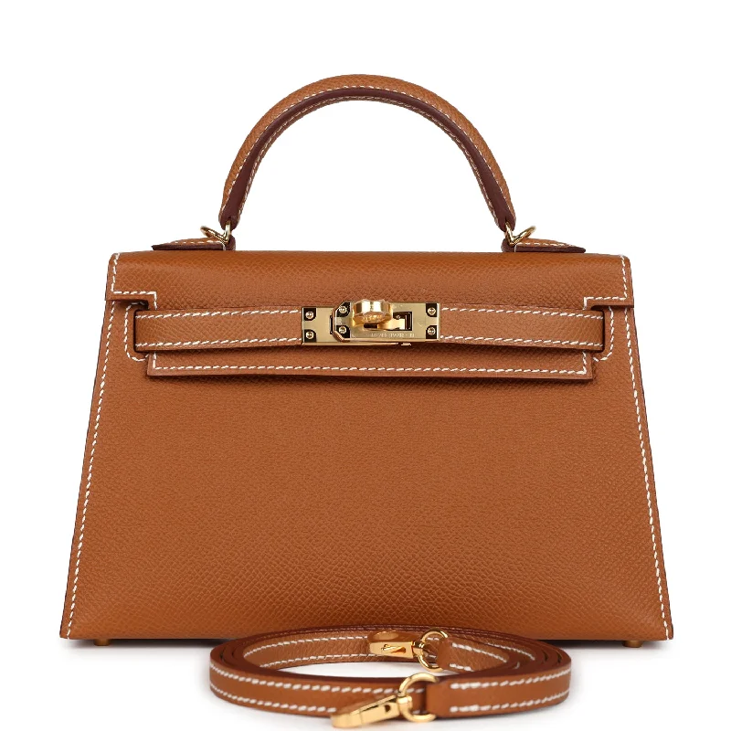 Hermes handbags with chic appeal -Hermes Kelly Sellier 20 Gold Epsom Gold Hardware