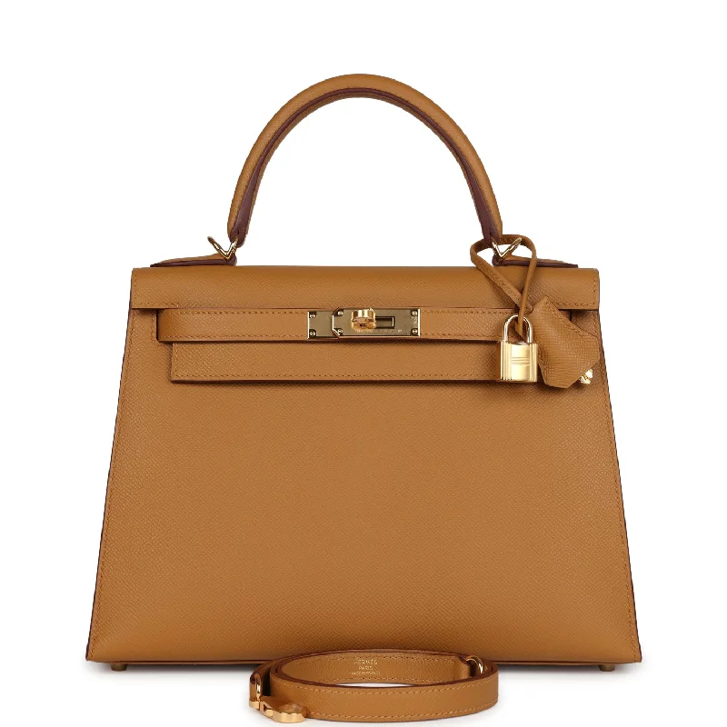 Hermes luxury bags with exclusive designs -Hermes Kelly Sellier 28 Sesame Epsom Gold Hardware