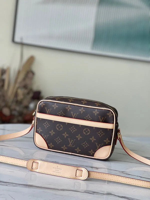 Louis Vuitton leather handbags with canvas lining -BC - LOUIS VUITTON BAGS - 1136