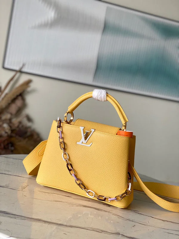 Louis Vuitton leather handbags with gold-tone hardware -BC - LOUIS VUITTON BAGS - 114