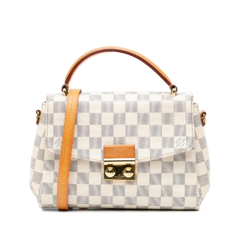 Louis Vuitton luxury handbags for high-end shoppers -Louis Vuitton Damier Azur Croisette (SHG-alGXAk)