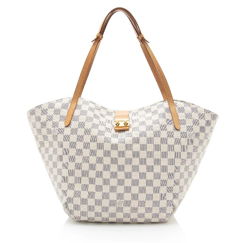 Louis Vuitton luxury bags with classic features -Louis Vuitton Damier Azur Salina GM Tote (SHF-wOduJ3)