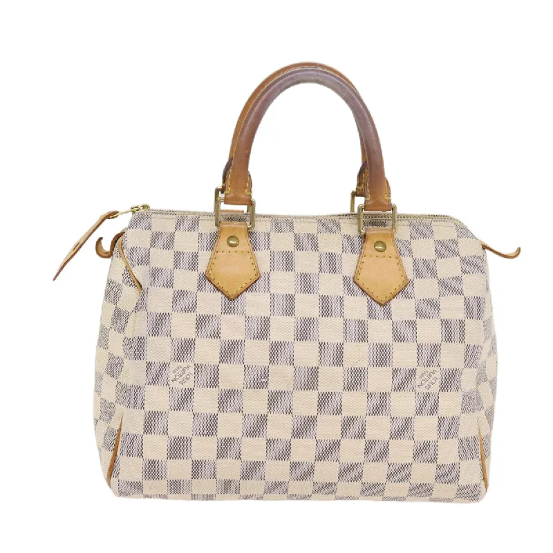 Louis Vuitton leather bags with timeless appeal -LOUIS VUITTON Damier Azur Speedy 25 Hand Bag N41534 LV 87884