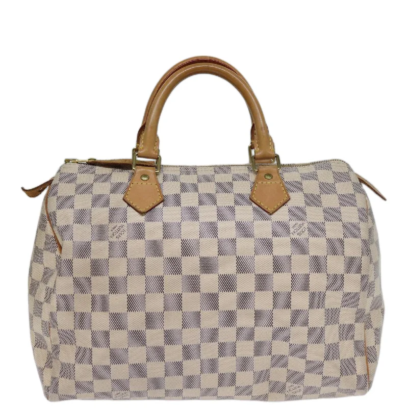 Louis Vuitton handbags for everyday chic -LOUIS VUITTON Damier Azur Speedy 30 Hand Bag N41533 LV 72277