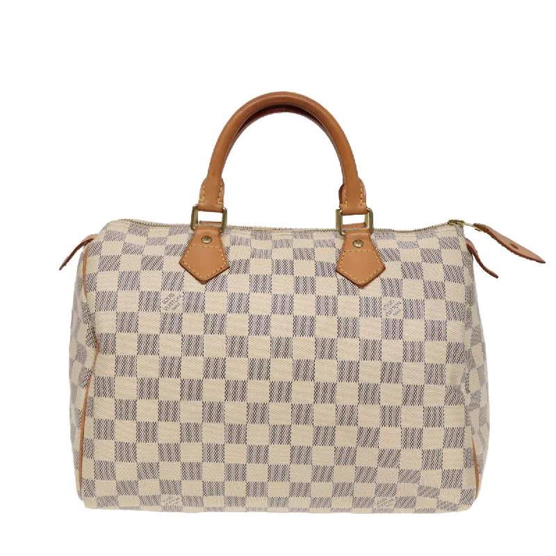 Louis Vuitton handbags for vacation styling -LOUIS VUITTON Damier Azur Speedy 30 Hand Bag N41533 LV 84530