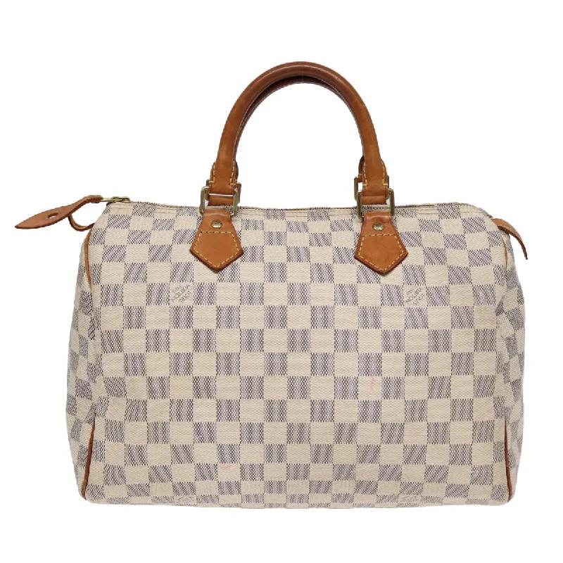 Louis Vuitton leather handbags for high-end fashion -LOUIS VUITTON Damier Azur Speedy 30 Hand Bag N41533 LV 85143