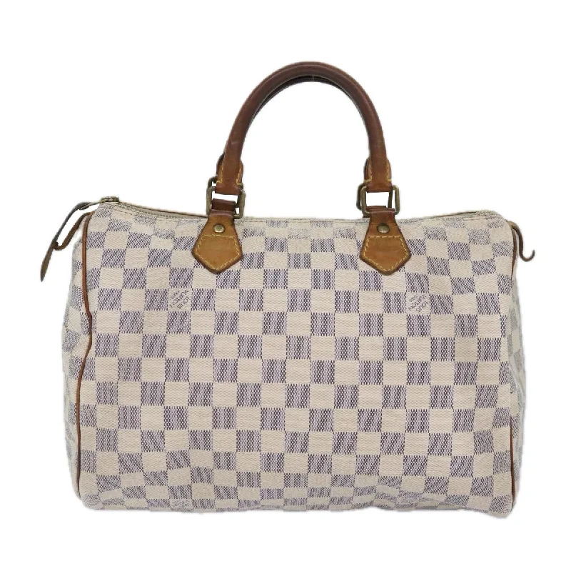 Louis Vuitton handbags with chic minimalism -LOUIS VUITTON Damier Azur Speedy 30 Hand Bag N41533 LV 86862