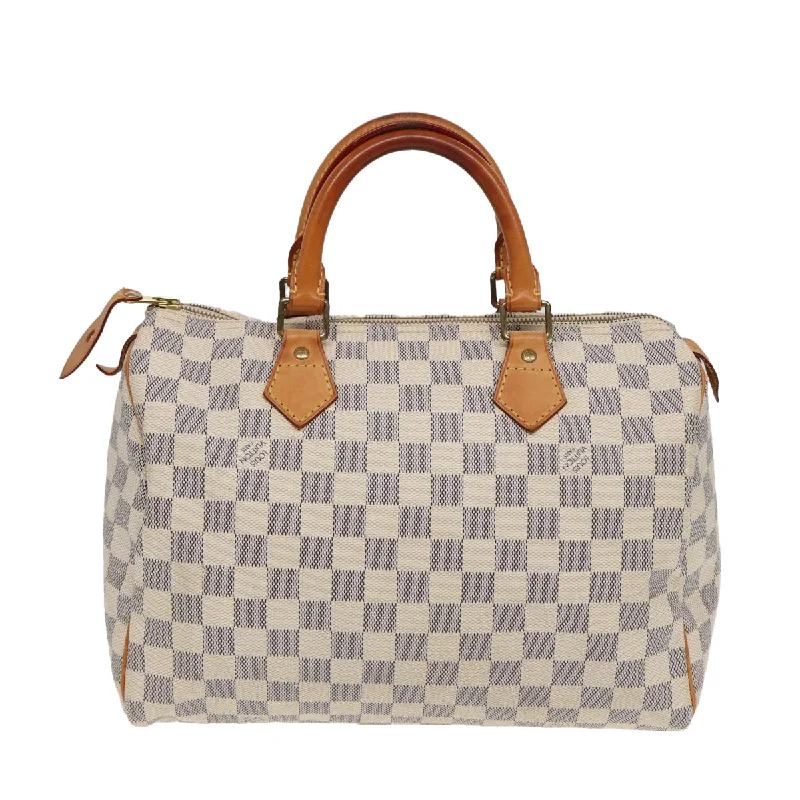 Louis Vuitton bags with vibrant leather details -LOUIS VUITTON Damier Azur Speedy 30 Hand Bag N41533 LV ep5280