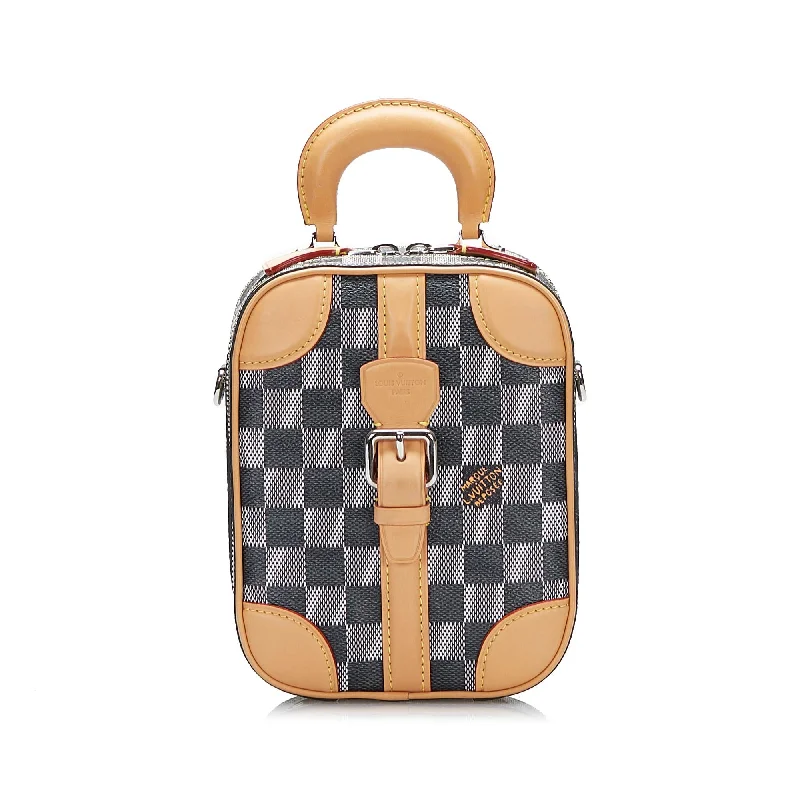 Louis Vuitton bags with a luxurious touch -Louis Vuitton Damier Colors Valisette Verticale (SHG-shaIgI)