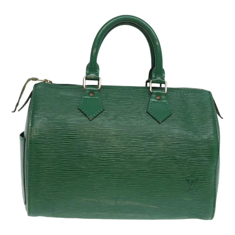 Louis Vuitton bags with iconic designs -LOUIS VUITTON Epi Speedy 25 Hand Bag Borneo Green M43014 LV 86062