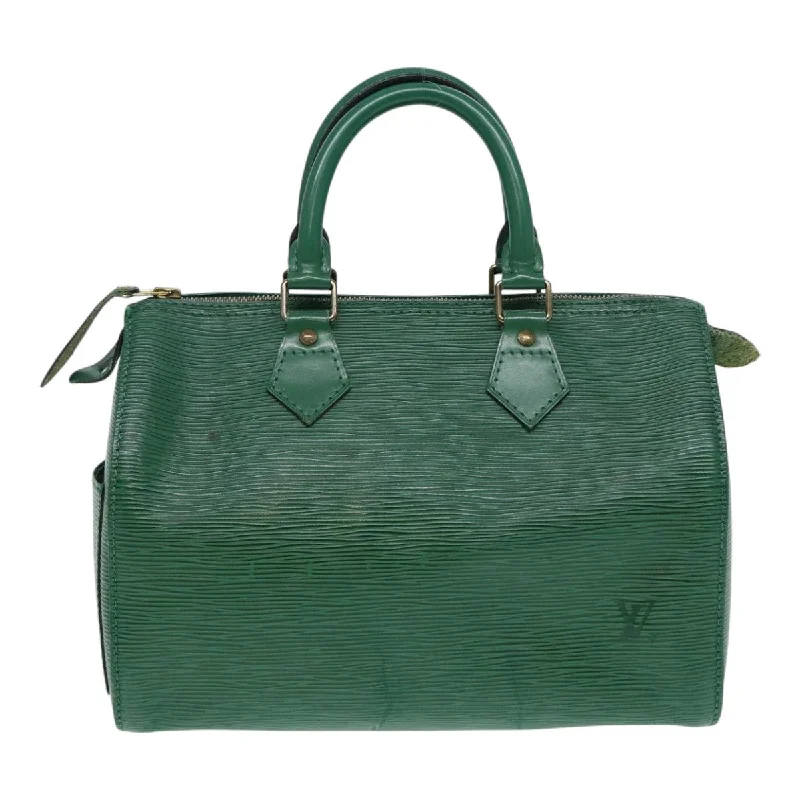 Louis Vuitton limited edition handbags -LOUIS VUITTON Epi Speedy 25 Hand Bag Borneo Green M43014 LV 87488