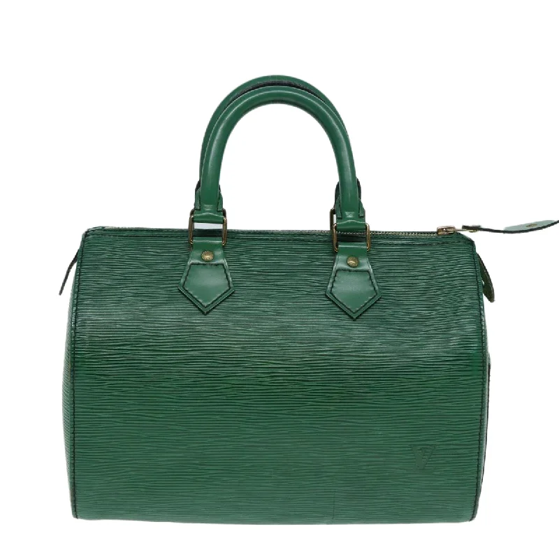 Louis Vuitton bags for elegant women -LOUIS VUITTON Epi Speedy 25 Hand Bag Borneo Green M43014 LV 87947