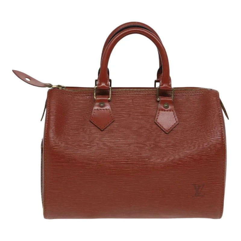 Louis Vuitton vintage handbags collection -LOUIS VUITTON Epi Speedy 25 Hand Bag Brown M43013 LV 86549