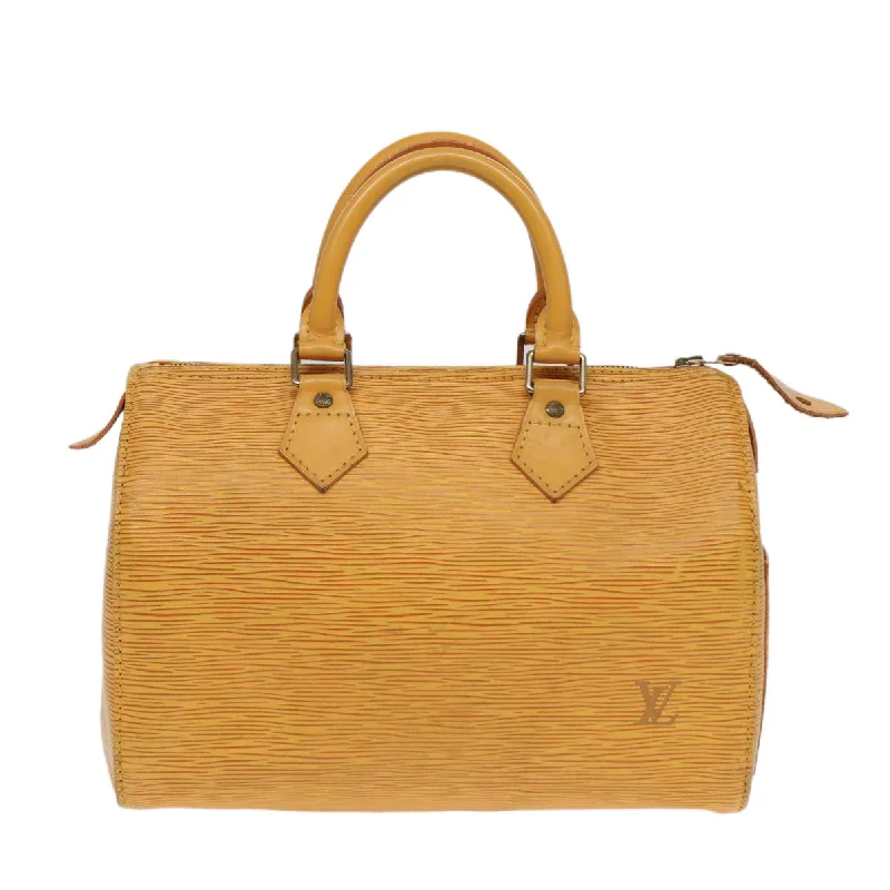 Louis Vuitton bags with embossed designs -LOUIS VUITTON Epi Speedy 25 Hand Bag Tassili Yellow M43019 LV 85124