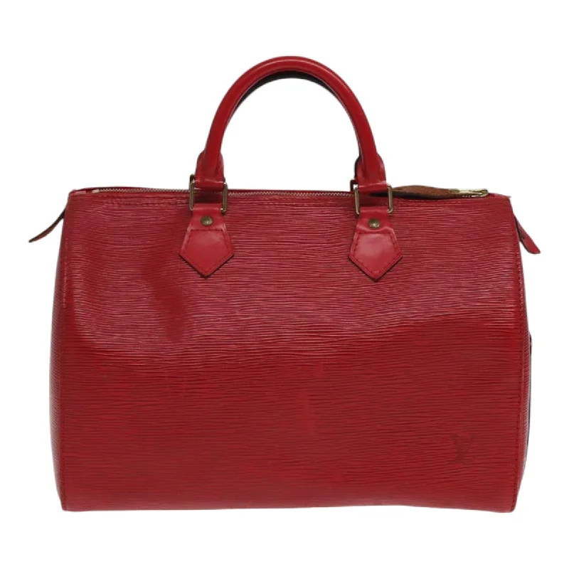 Louis Vuitton leather clutch bags for women -LOUIS VUITTON Epi Speedy 30 Hand Bag Castilian Red M43007 LV 84905