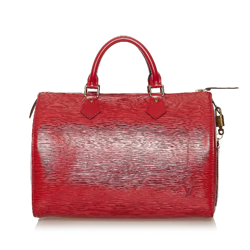 Louis Vuitton luxury handbags for the modern traveler -Louis Vuitton Epi Speedy 30 (SHG-36056)