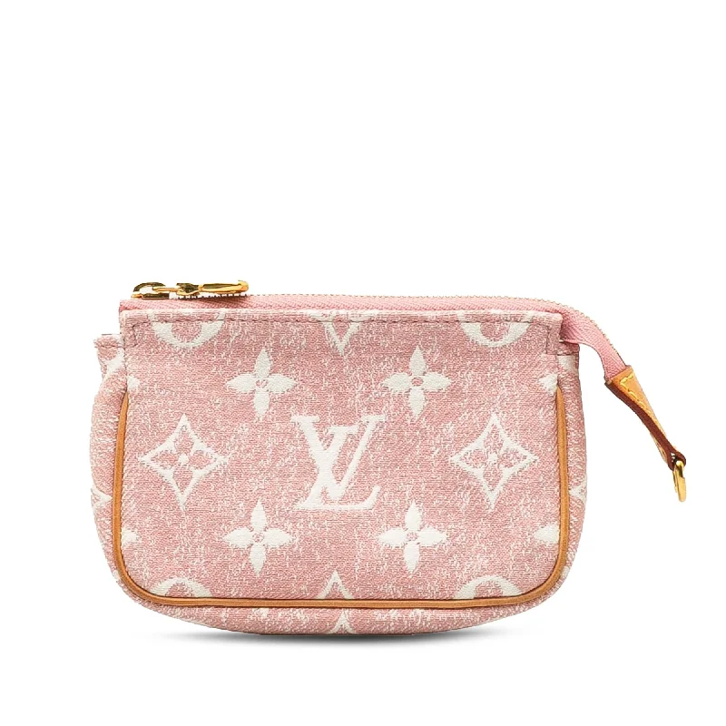 Louis Vuitton luxury handbags for high-end shoppers -Louis Vuitton Micro Monogram Jacquard Denim Pochette Accessoires (SHG-8z1voq)